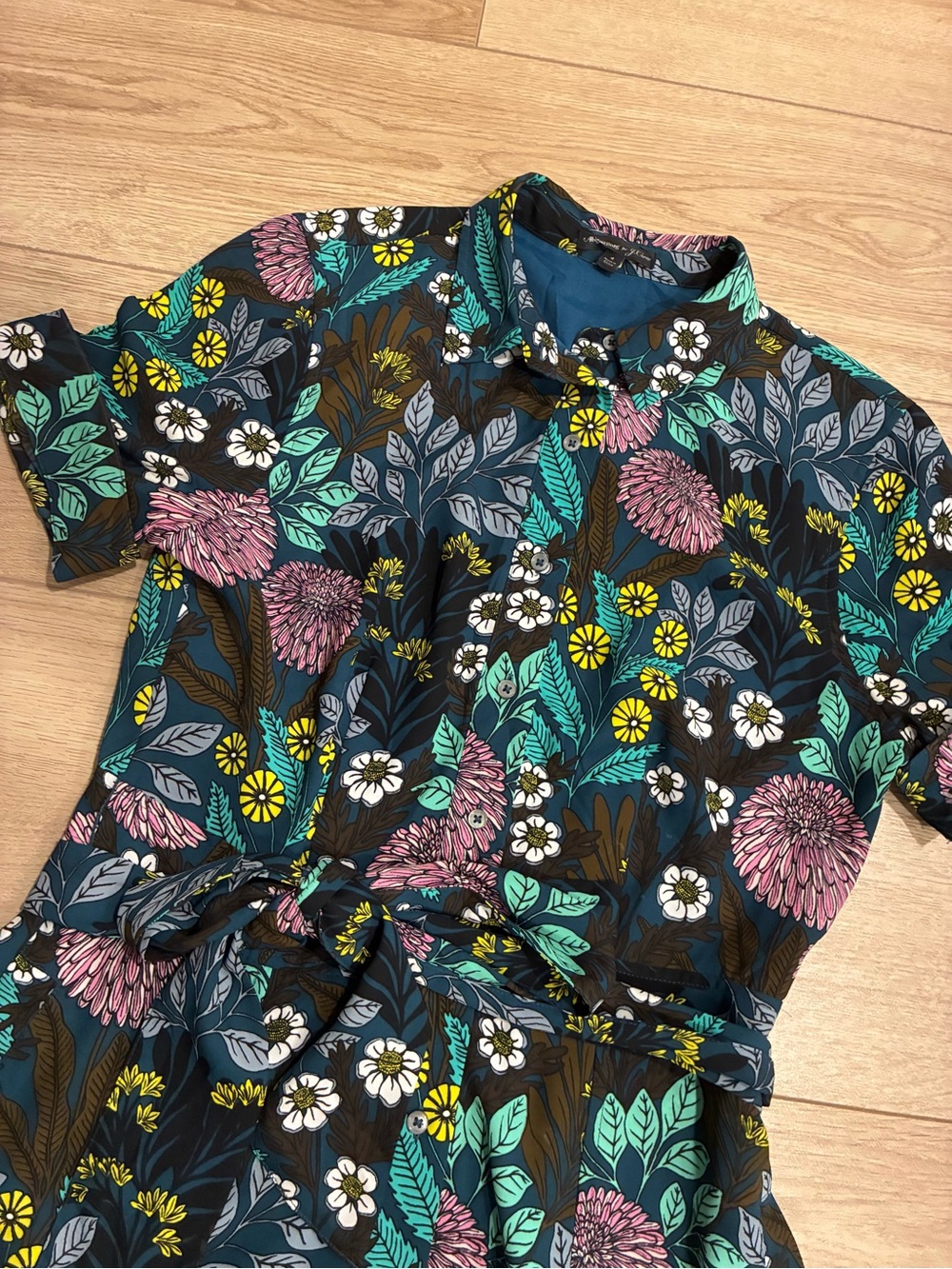 J. Crew Women’s Abigail Borg Shirt Dress Prairie Moonlight Floral Size 4